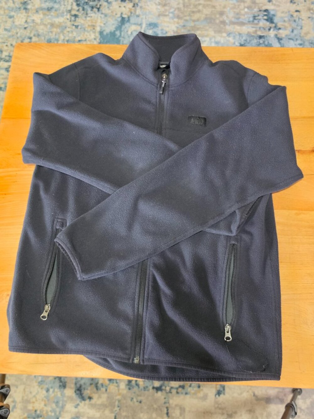 REI Co‑op Fleece | Men’s Medium | Black | Lightweight Outdoor Layer